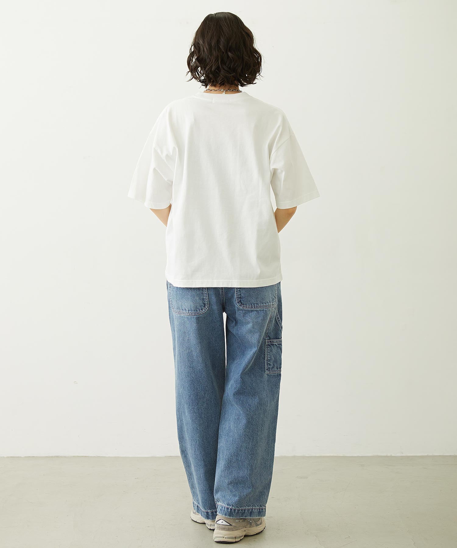 DOUBLE KNEE DISTRESSED DENIM PANTS