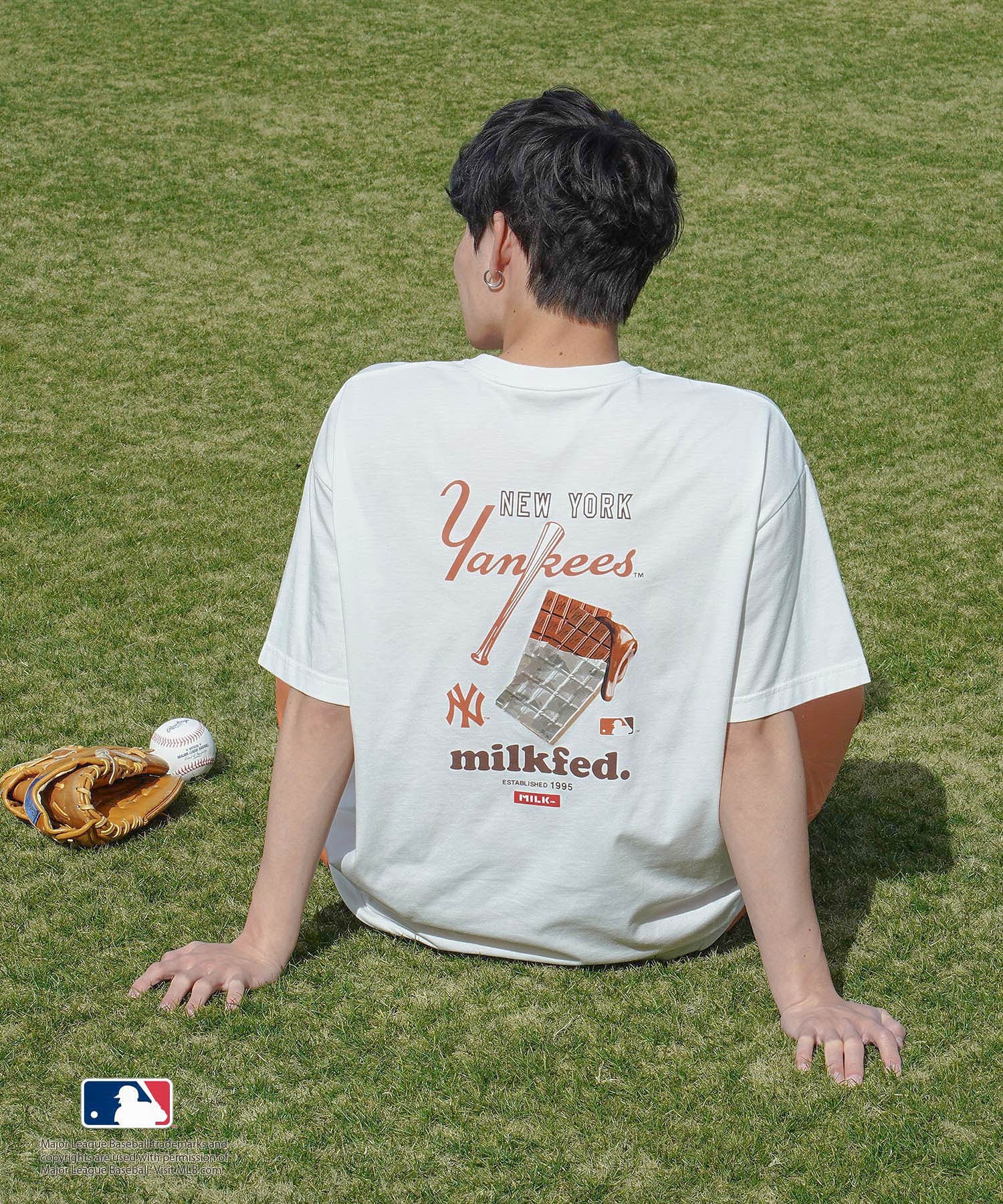 MILKFED. × MLB BIG S/S TOP