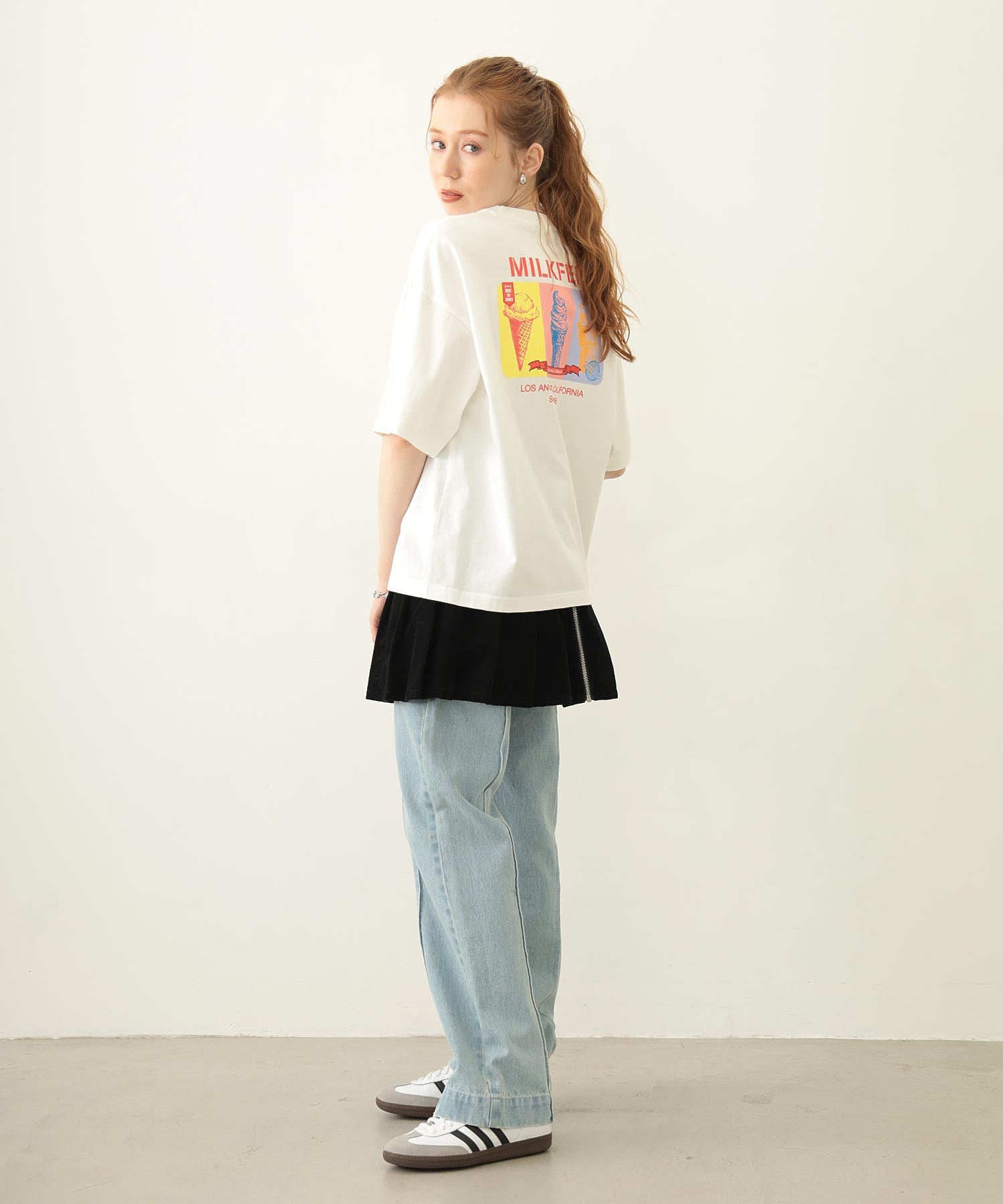 LAYERED CULOTTE SKIRT