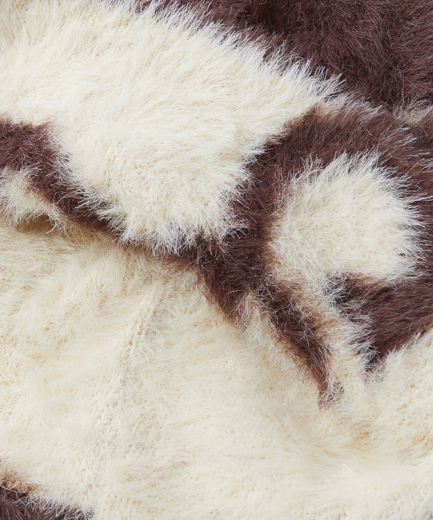 LOGO JACQUARD SHAGGY BEANIE