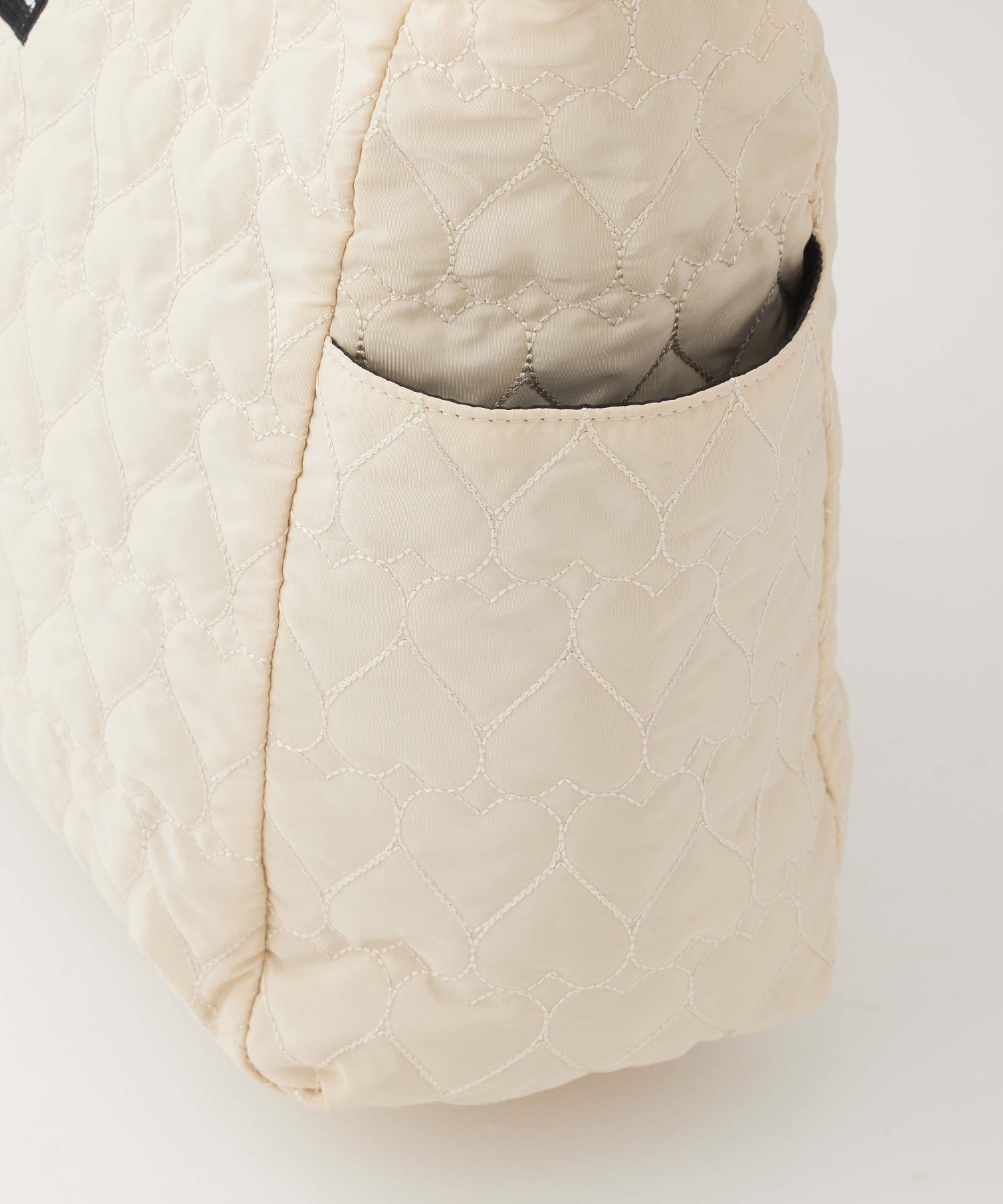 HEART QUILTED ２WAY TOTE