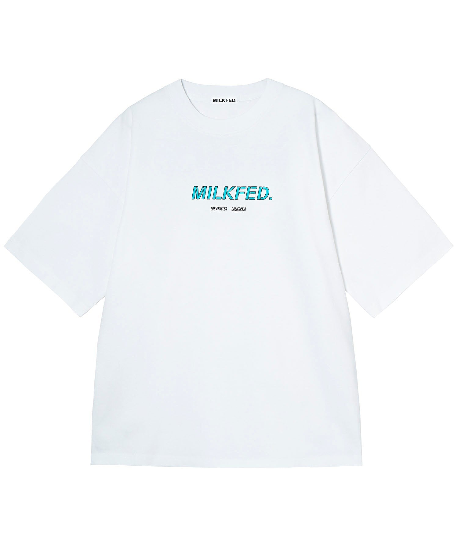 WIDE S/S TEE SLANTED STENCIL MILKFED.