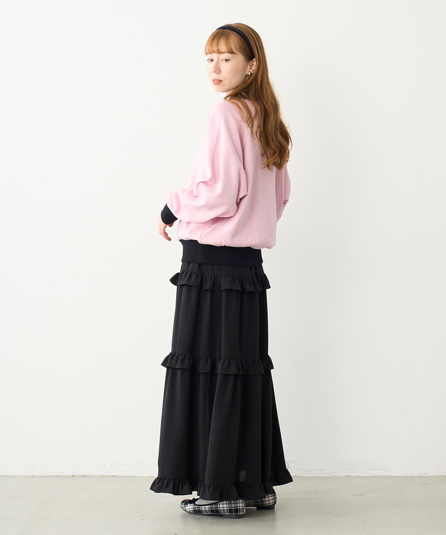 FRILL TIERED SKIRT