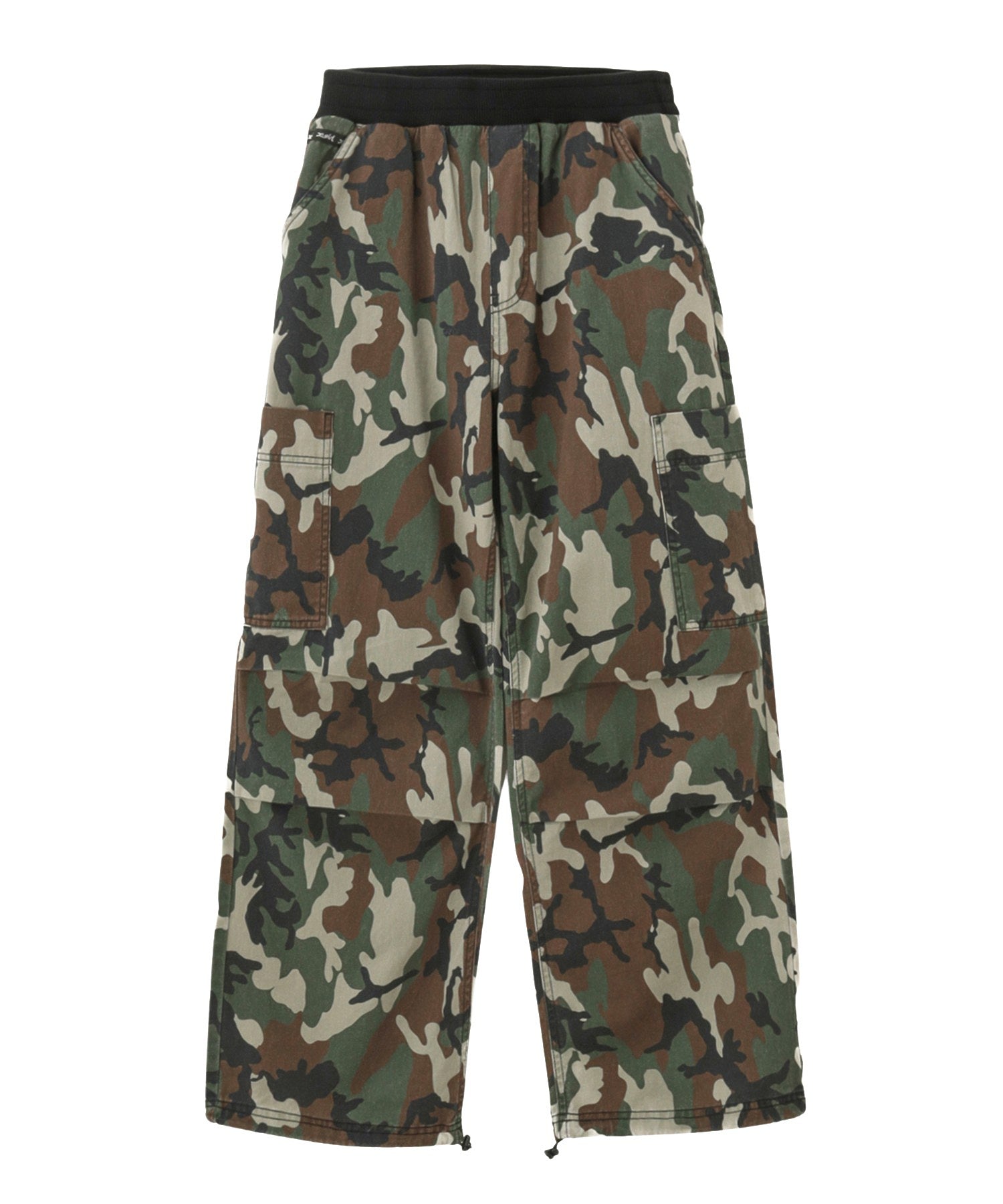 WAIST RIB EASY PANTS