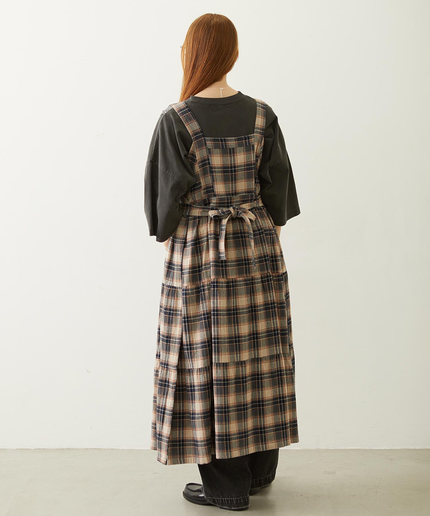 APRON TIERED DRESS