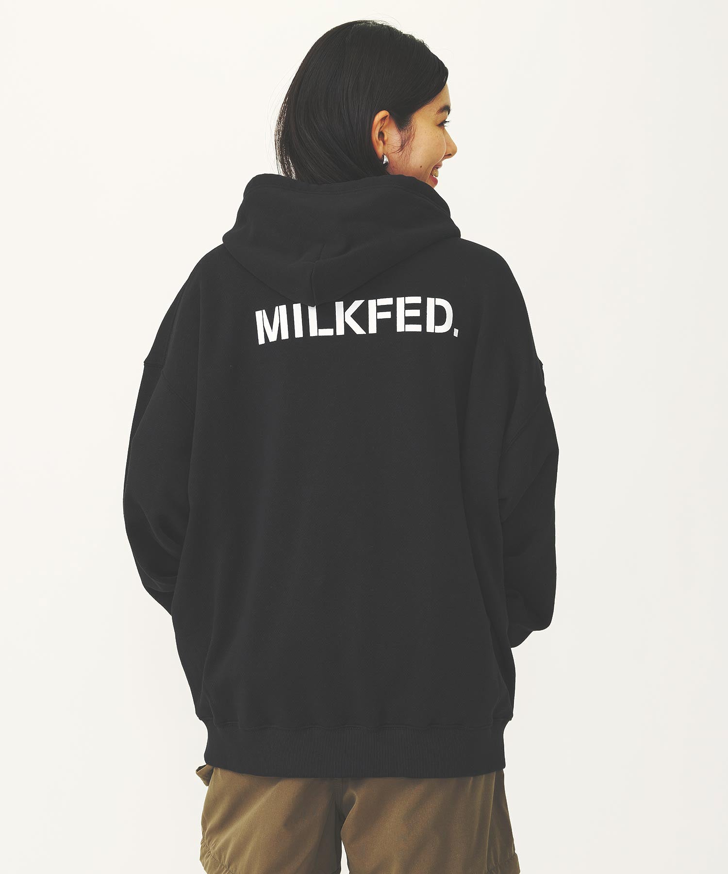 BAR LOGO ZIP UP HOODIE