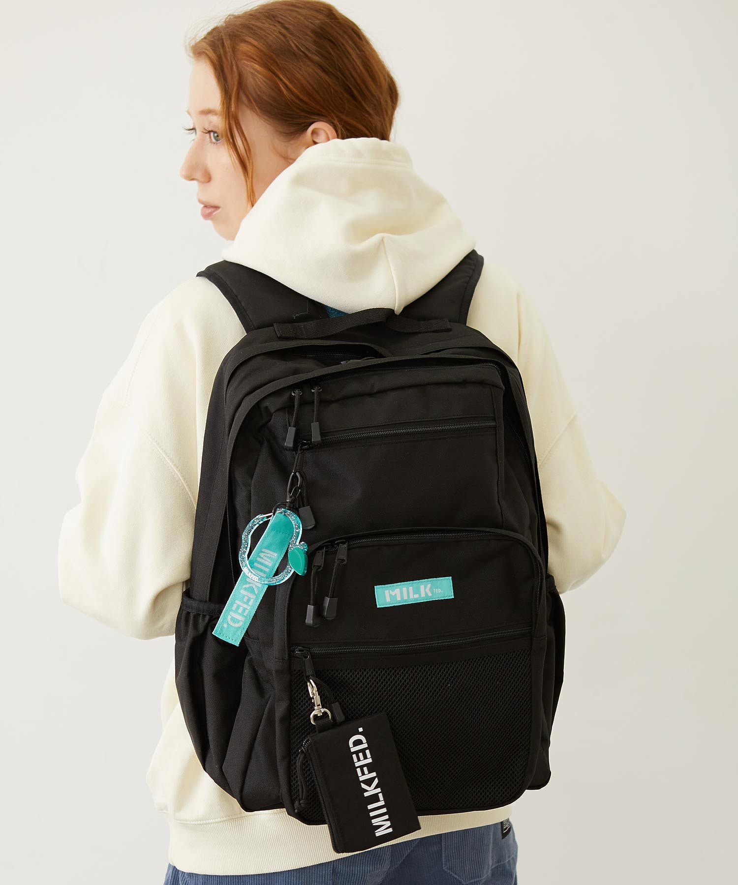 W ZIP BACKPACK LtGREEN
