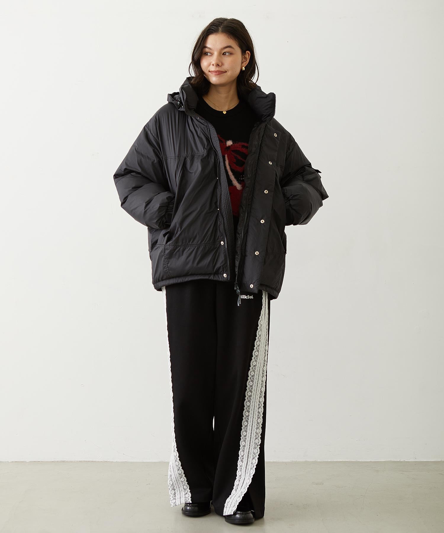 CHERRY LOGO KNIT TOP