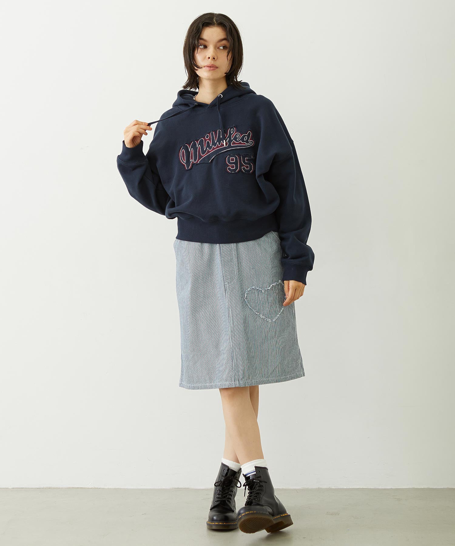 PATCH SALOPETTE SKIRT