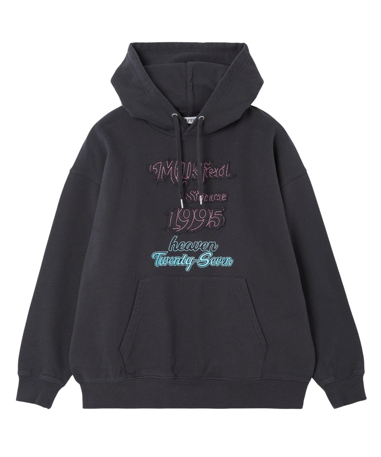 STITCHED LOGO SWEAT HOODIE