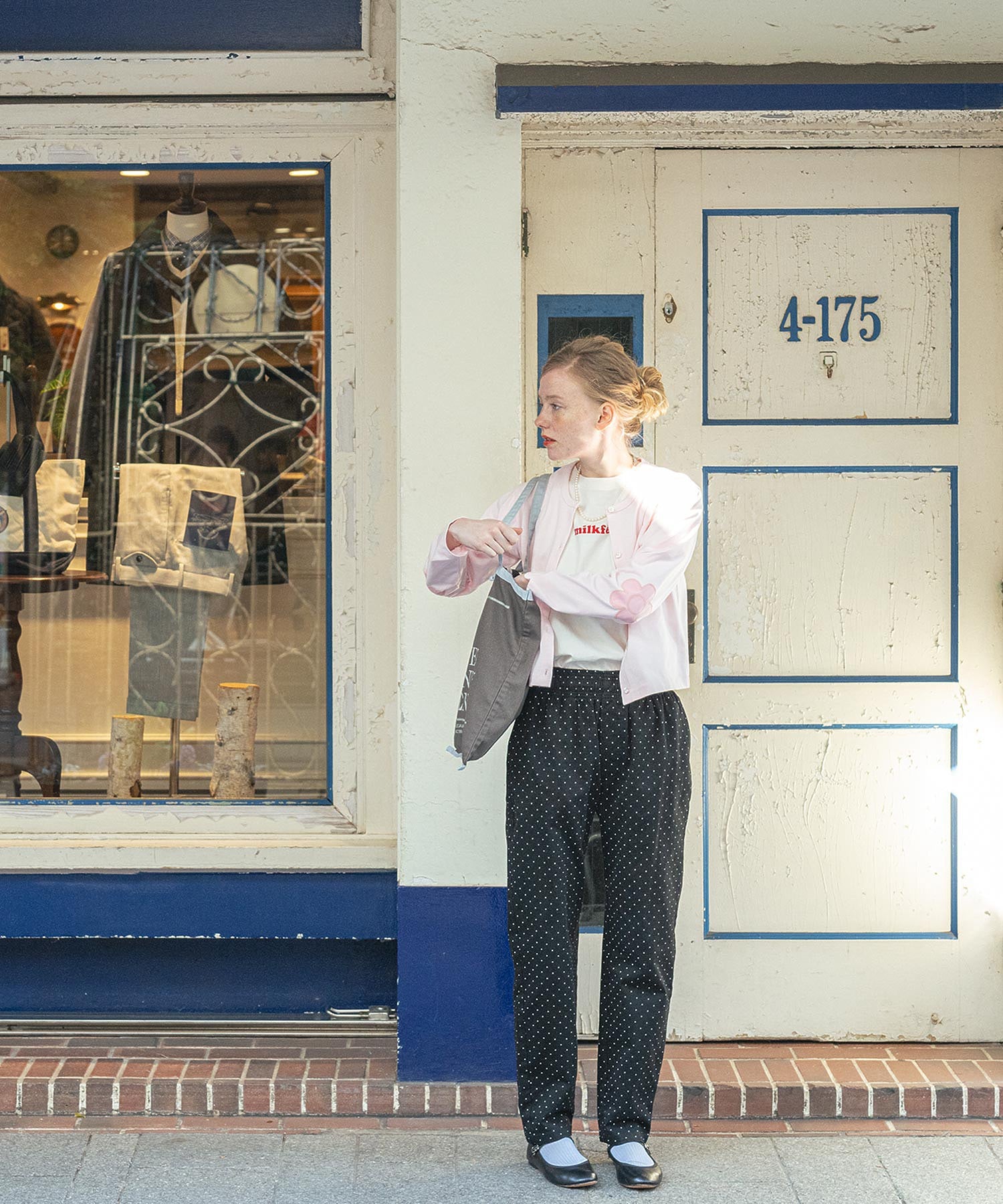 PIPING LOGO TOTE BAG