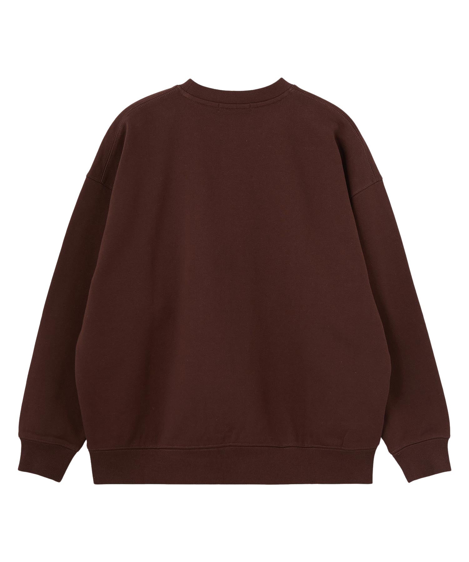STENCIL LOGO WIDE CREW SWEAT TOP