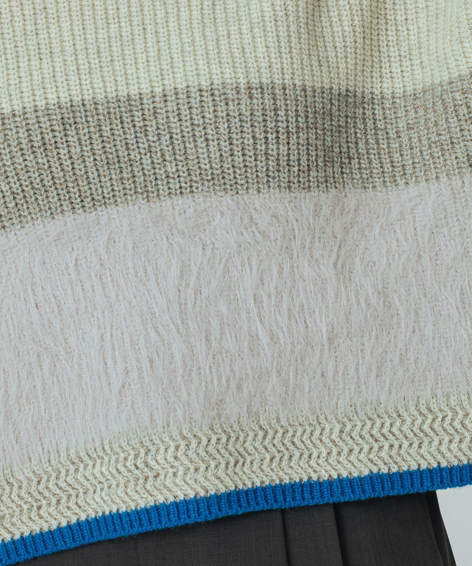 CROPPED BLOKING KNIT