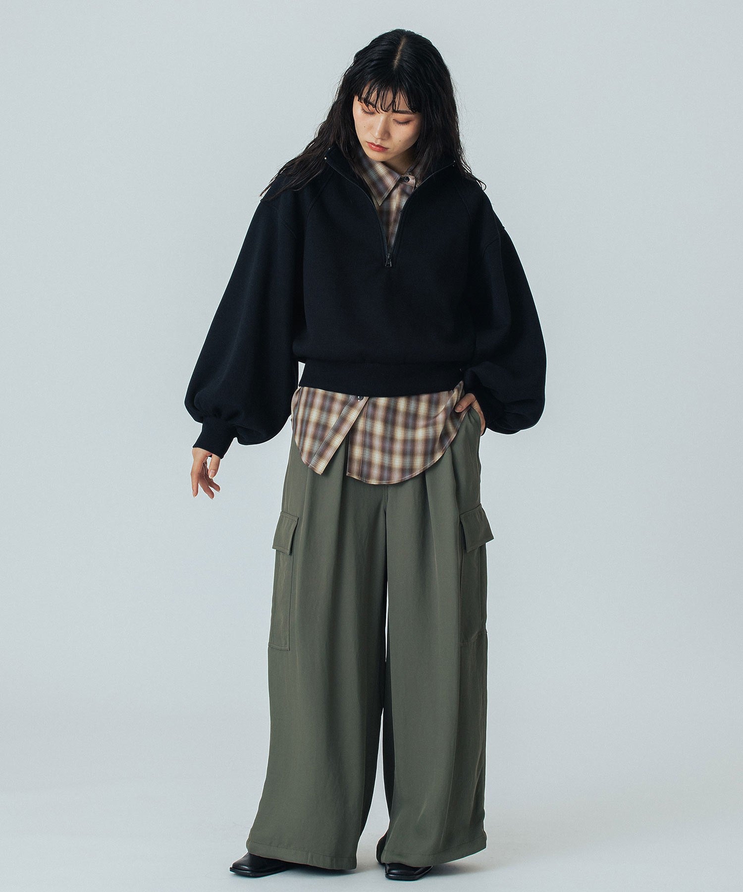 model:167cm 着用サイズ:S