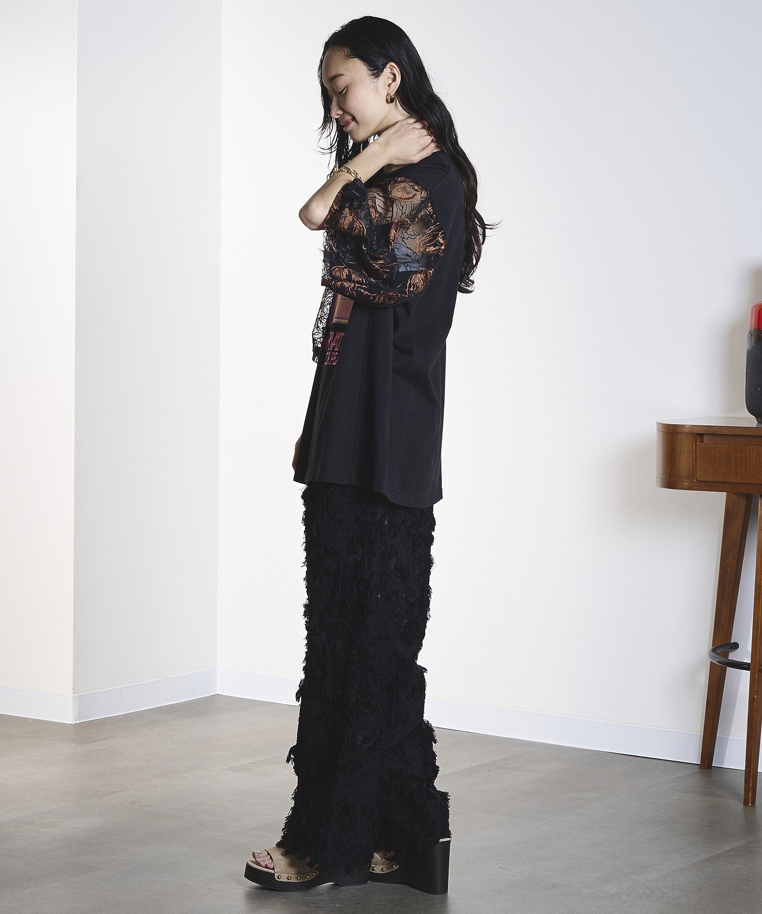 model:161cm 着用サイズ:S