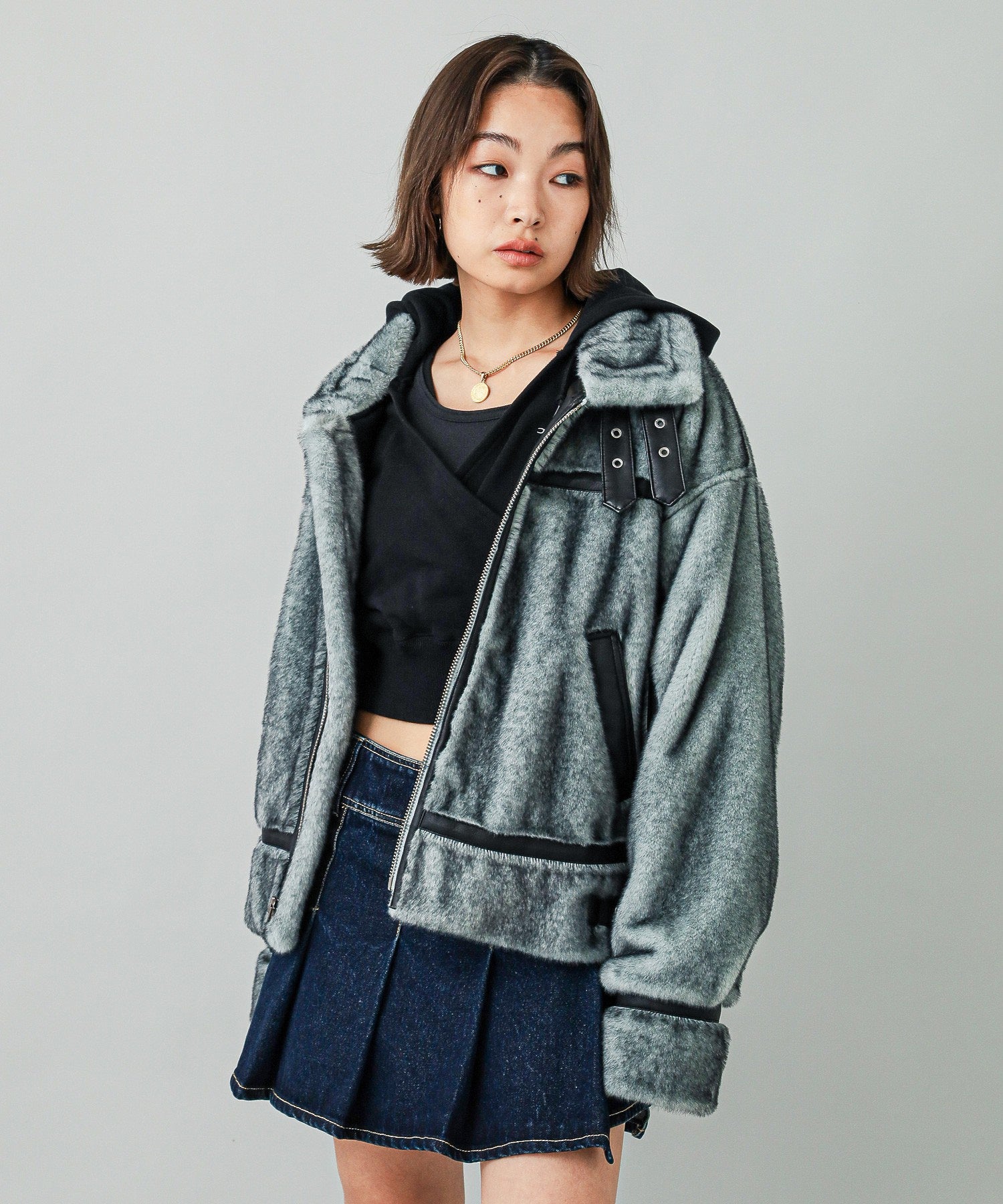 B3 FAUX FUR JACKET