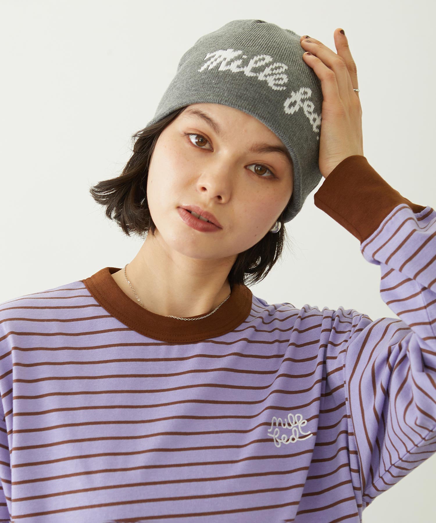 REVERSIBLE ICING KNIT CAP