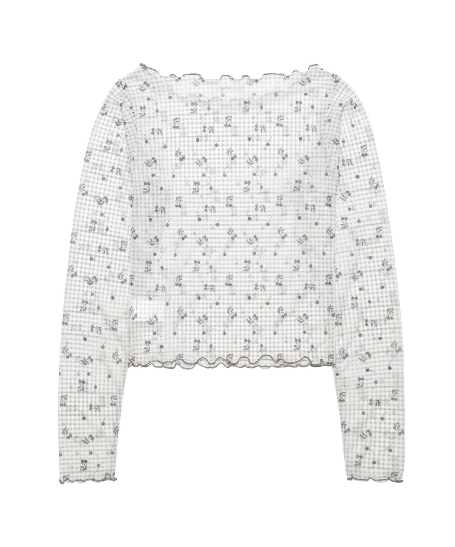 CHERRY MESH TOP