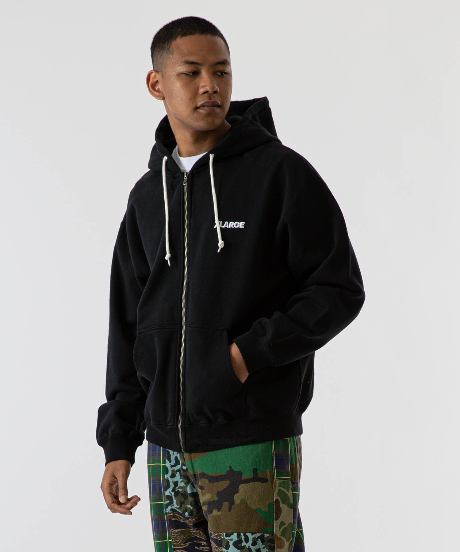 STANDARD LOGO ZIP HOODED SWEATSHIRT