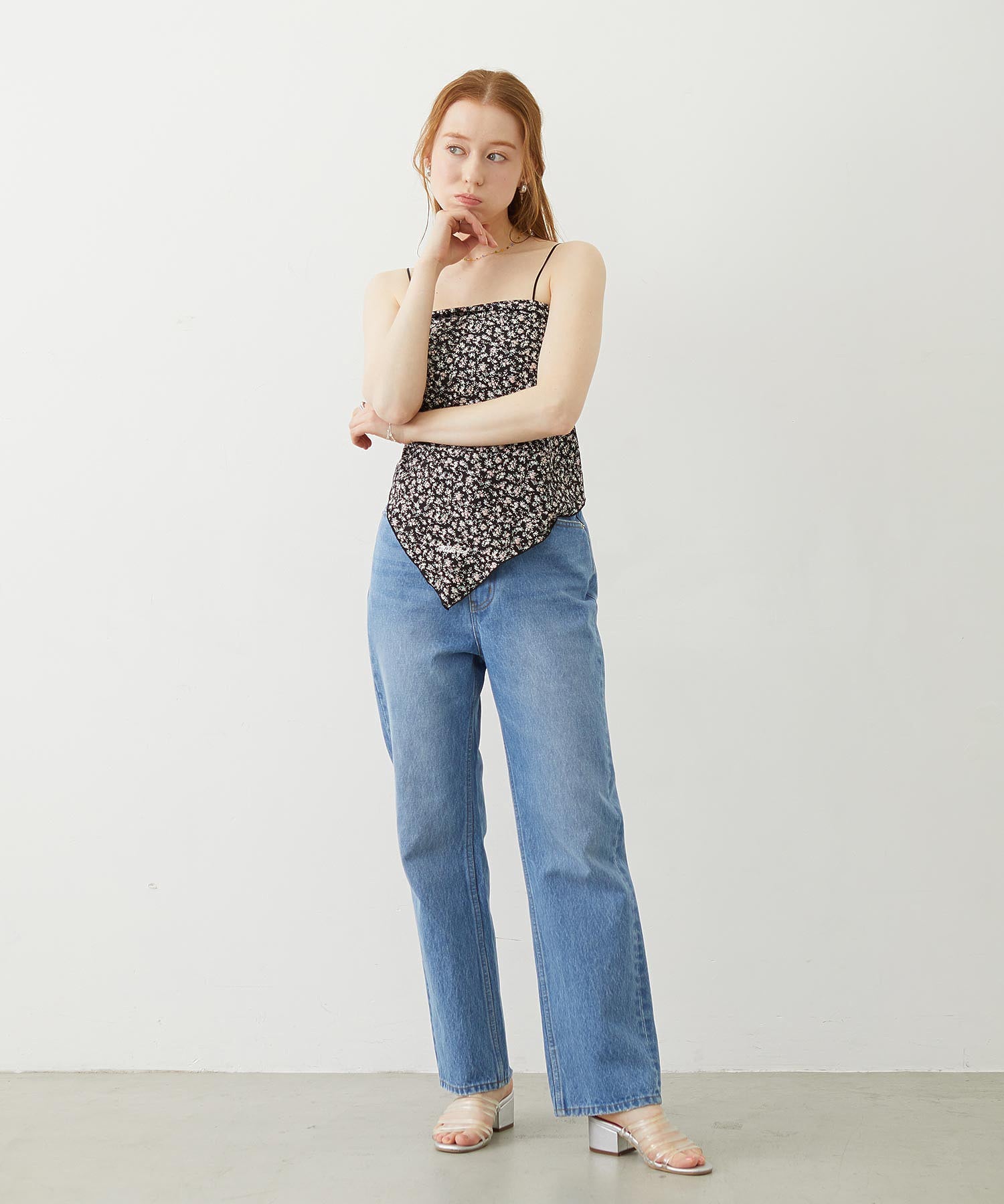 STRAIGHT DENIM PANTS