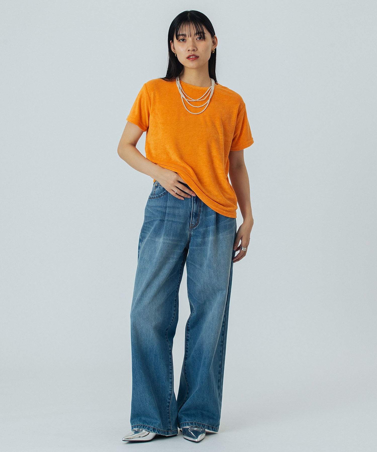 model:167cm 着用サイズ:M