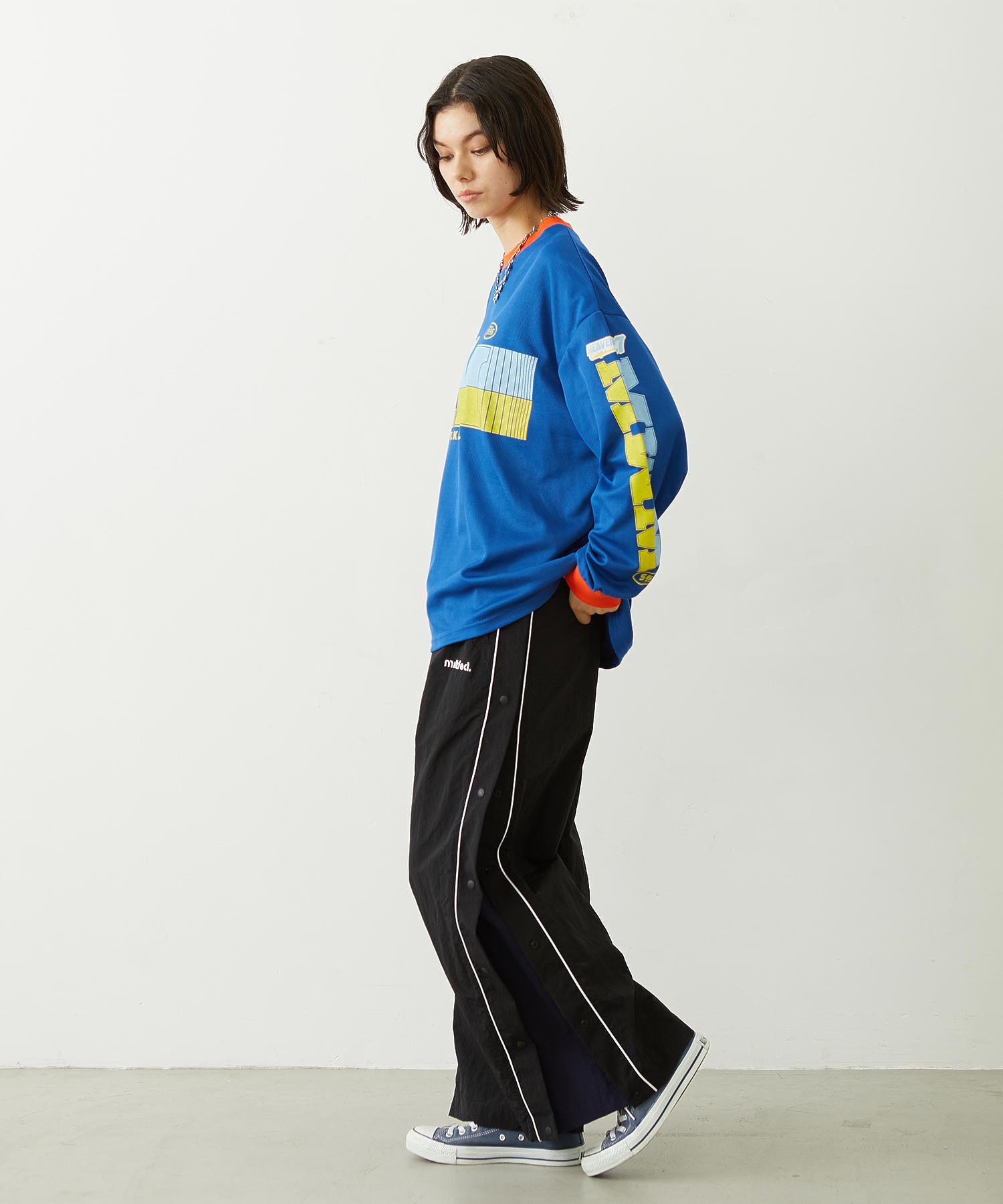 CUTOUT LOGO TRACK PANTS