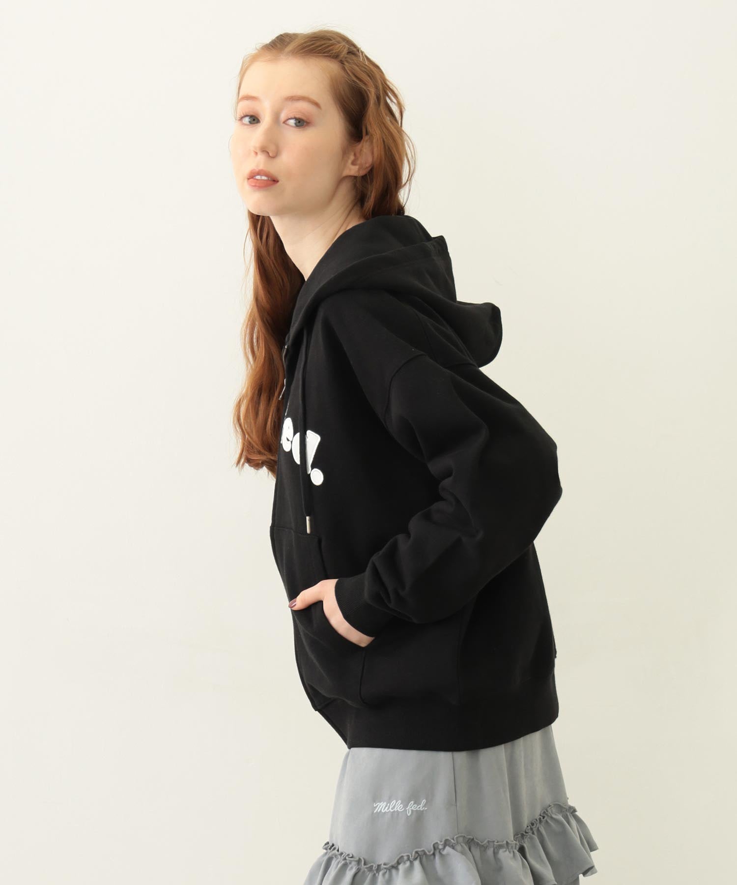 ARCH COOPER LOGO ZIP UP HOODIE