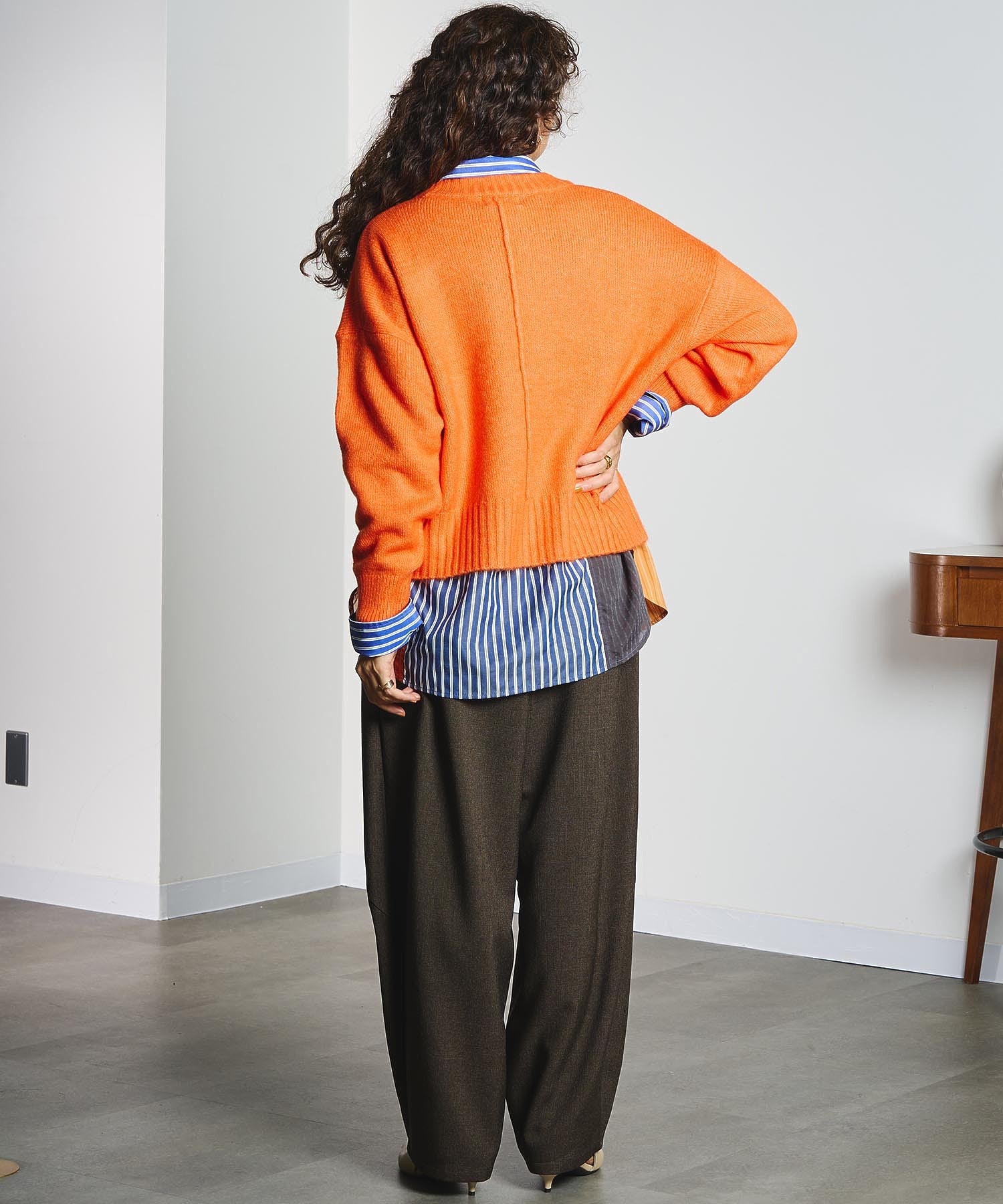 GENE HEAVENS/STRIPE PANEL SHIRT