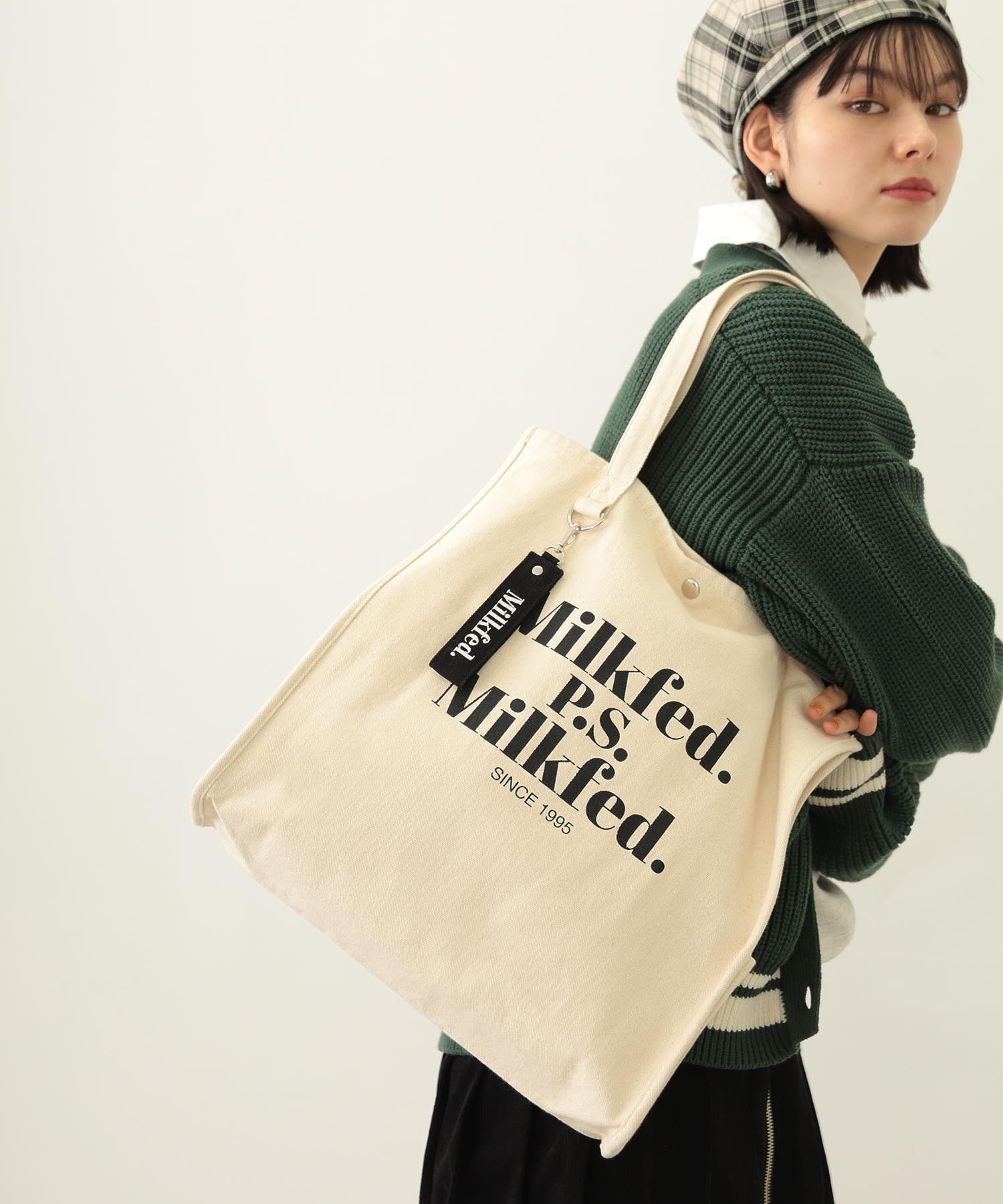 DIDONE LOGO BIG TOTE MILKFED.