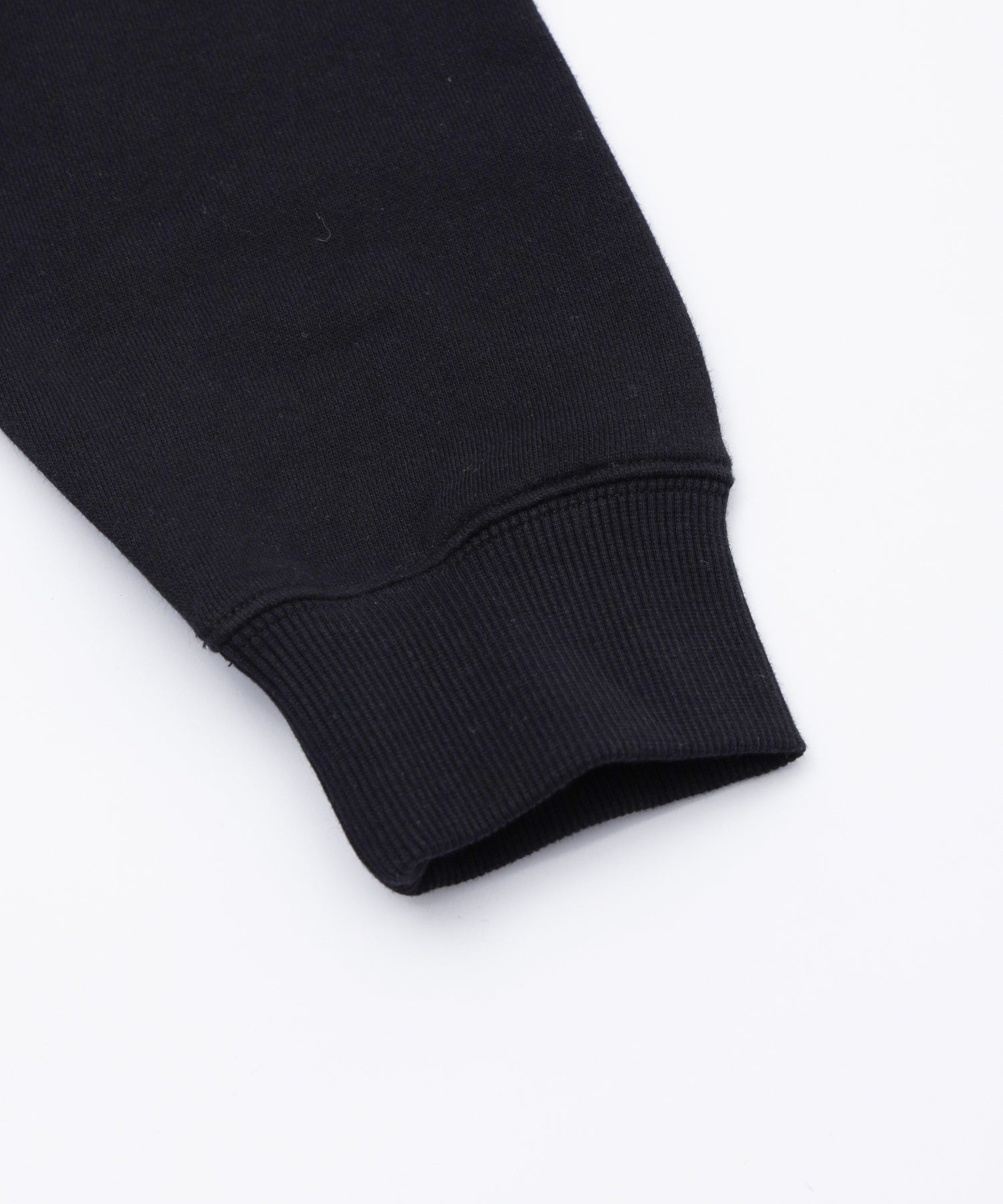 THREE-TIERED LOGO CLEAR PRINT SHORT CREW SWEAT