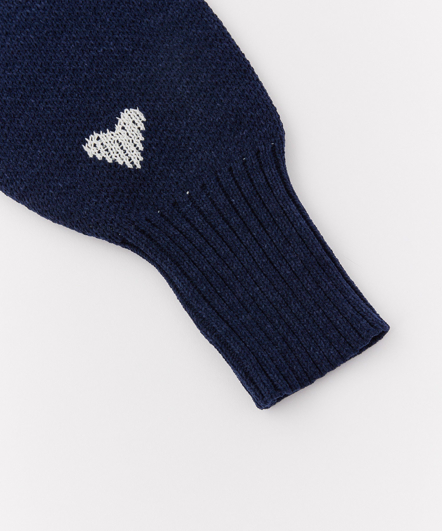 HEART JACQUARD KNIT TOP