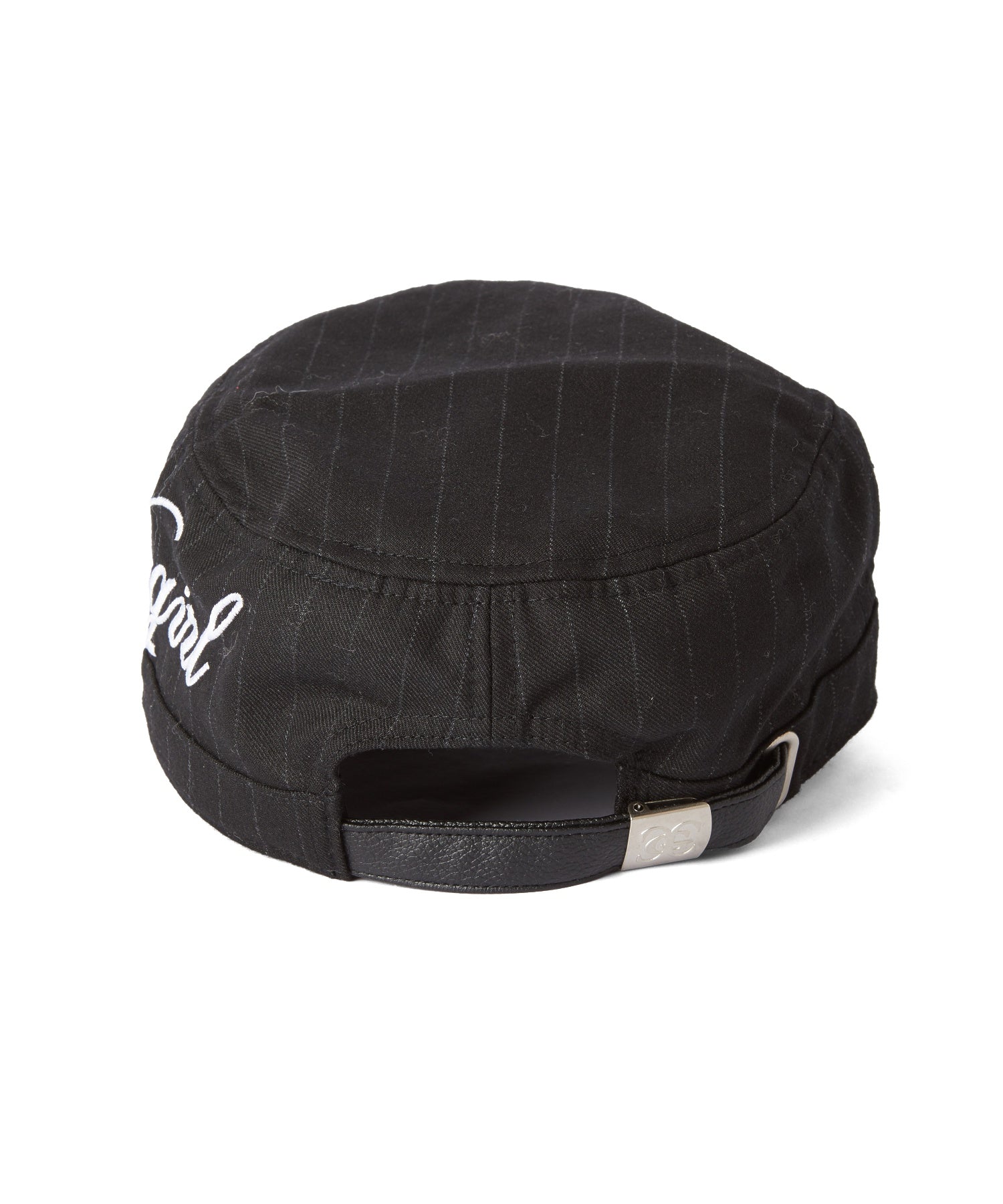 SIDE SCRIPT LOGO STRIPED CASQUETTE