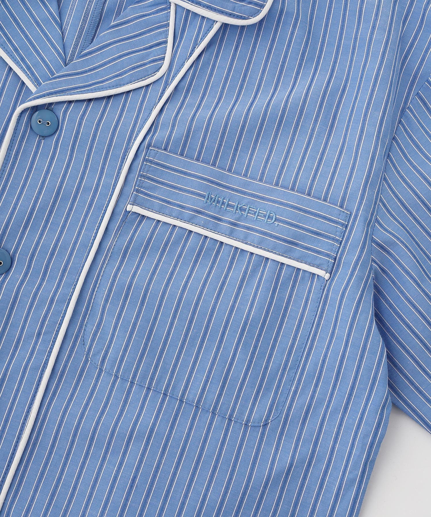 STRIPED PAJAMA SHIRT