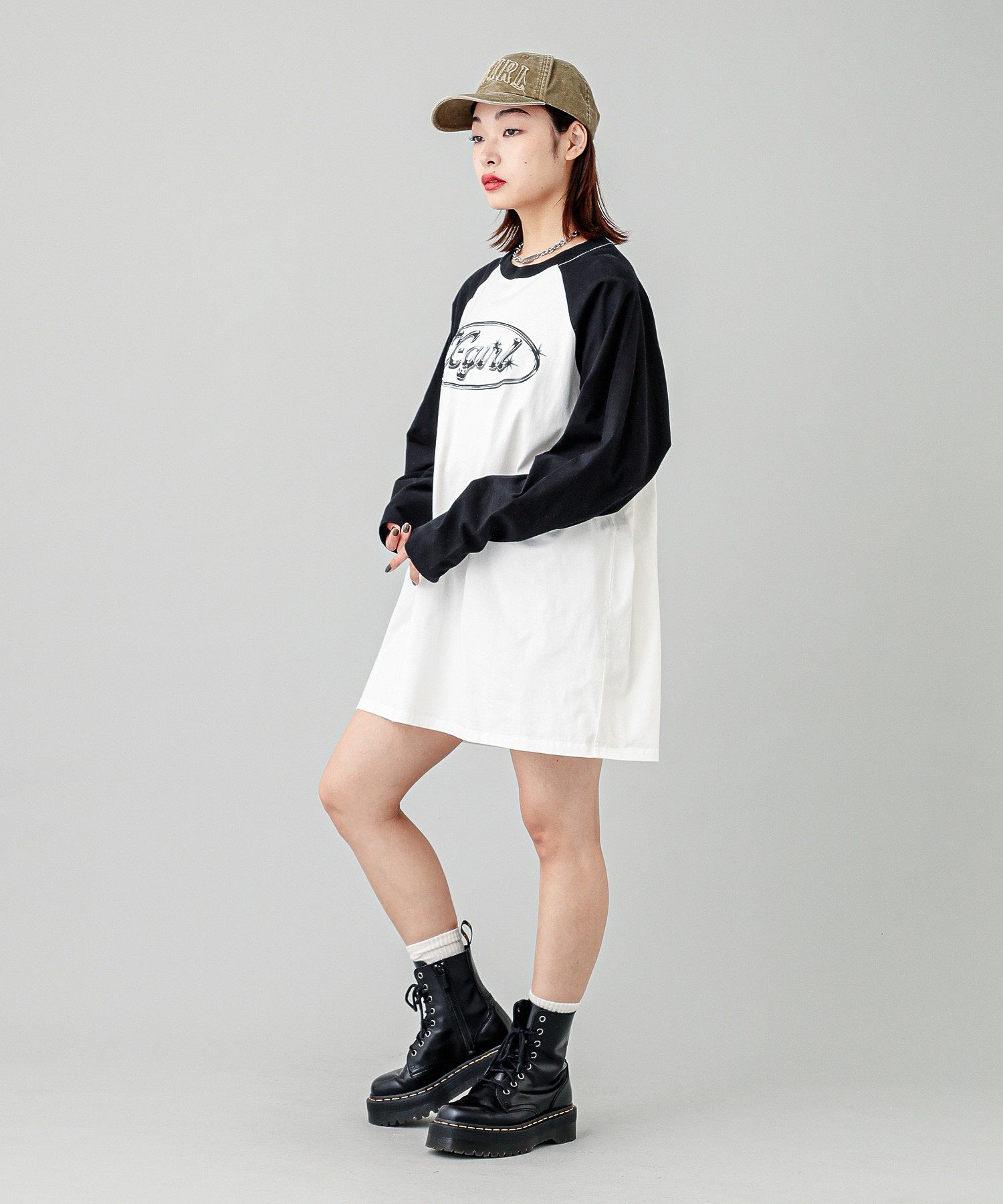 METAL LOGO B/B BIG TEE DRESS