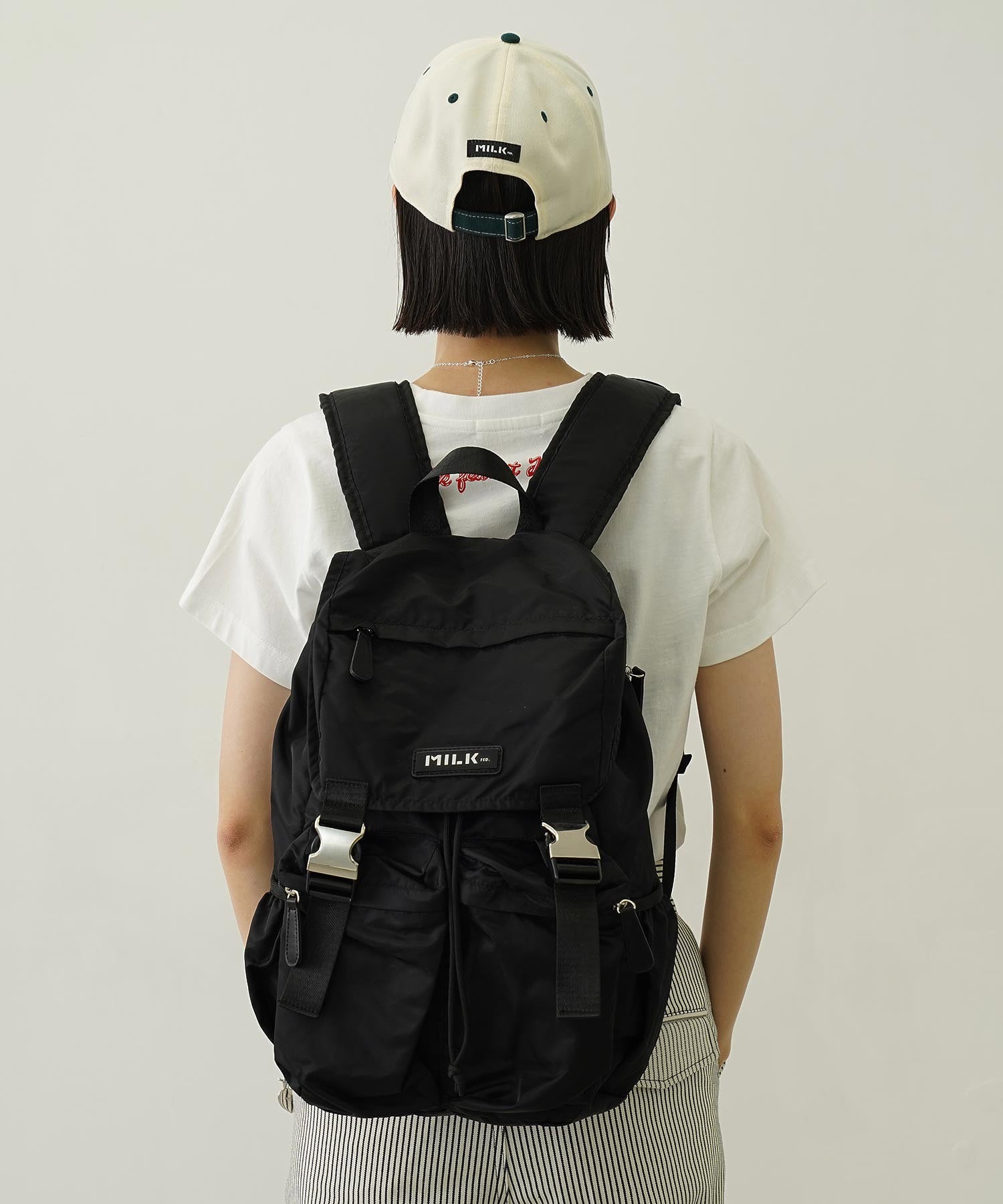 LOGO PLATE BACKPACK MILKFED.