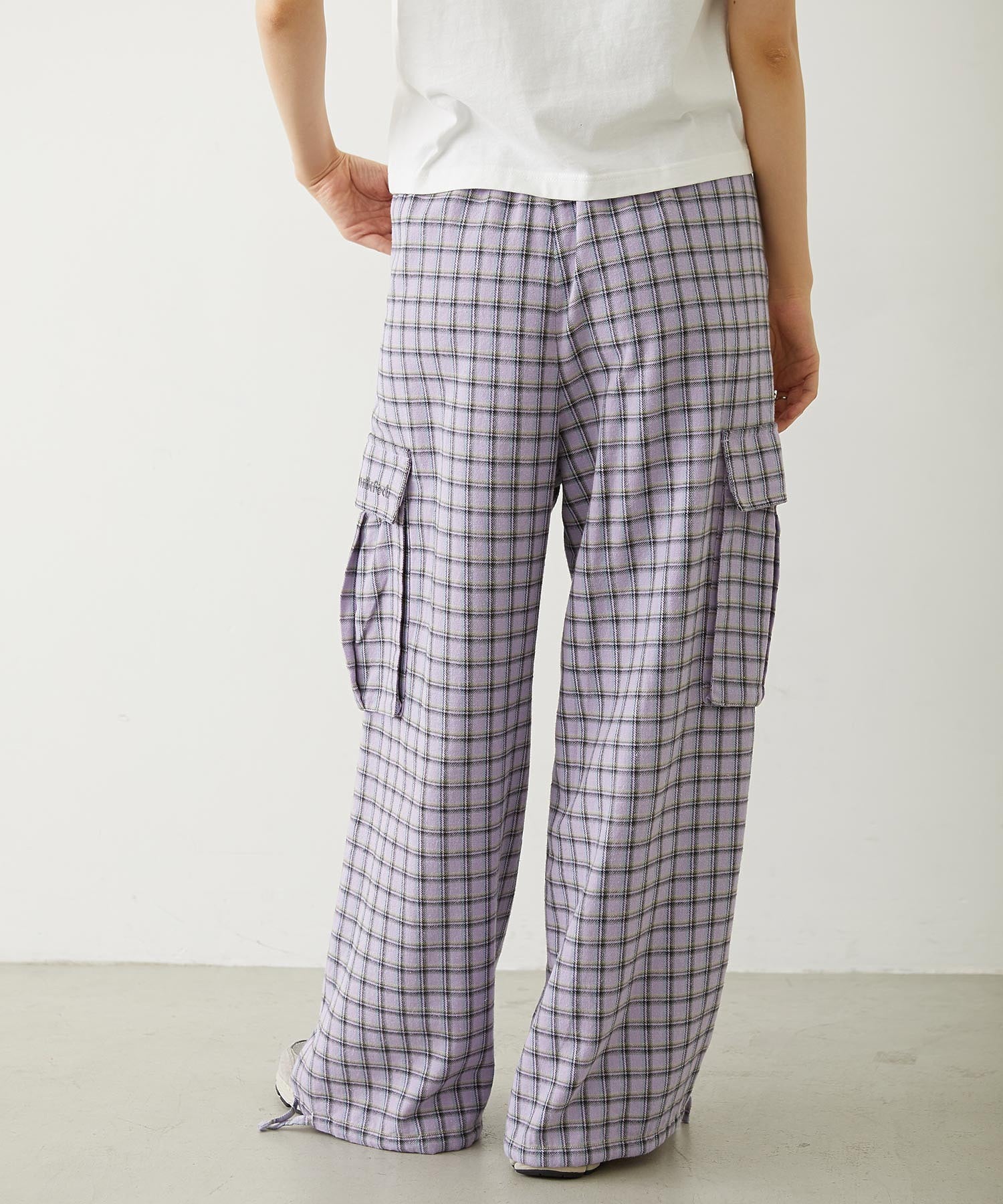 CHECKED CARGO PANTS