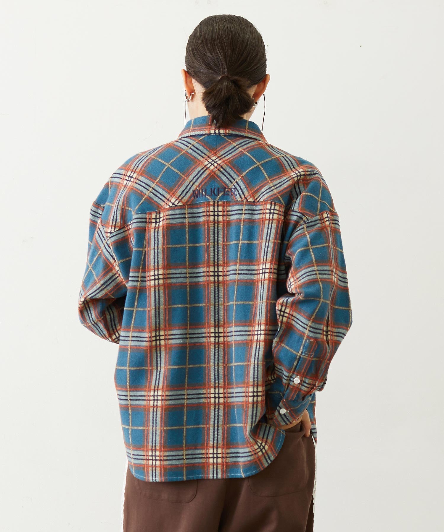 LOGO PLAID SHIRT