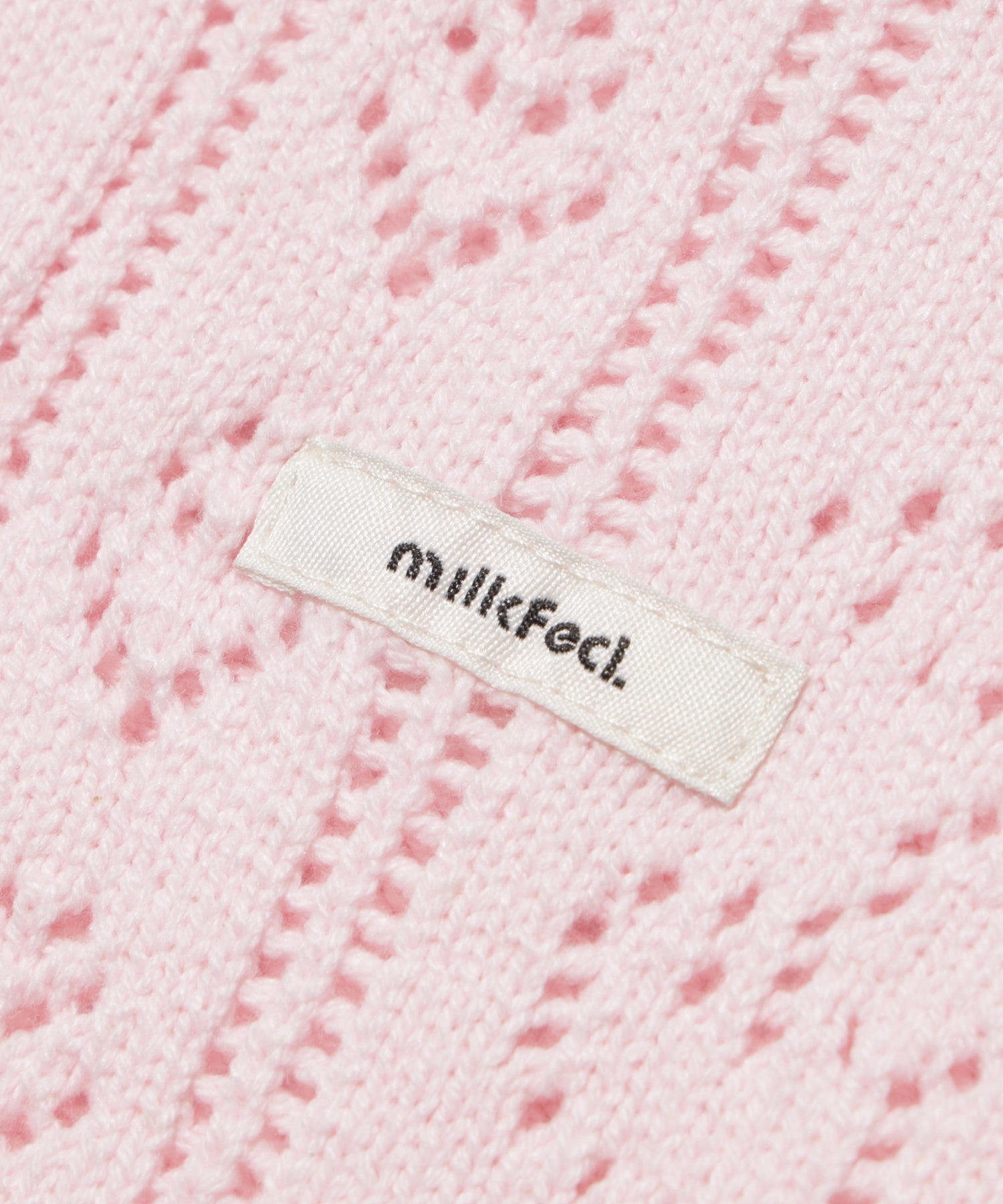 CHERRY OPEN KNIT CARDIGAN