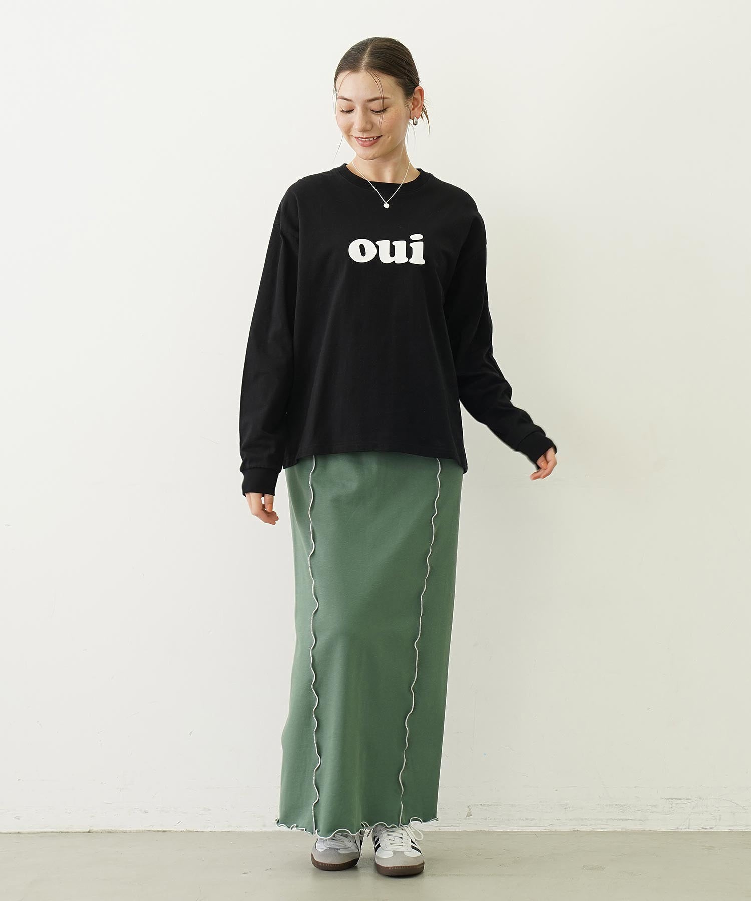 LETTUCE EDGE SWEAT SKIRT