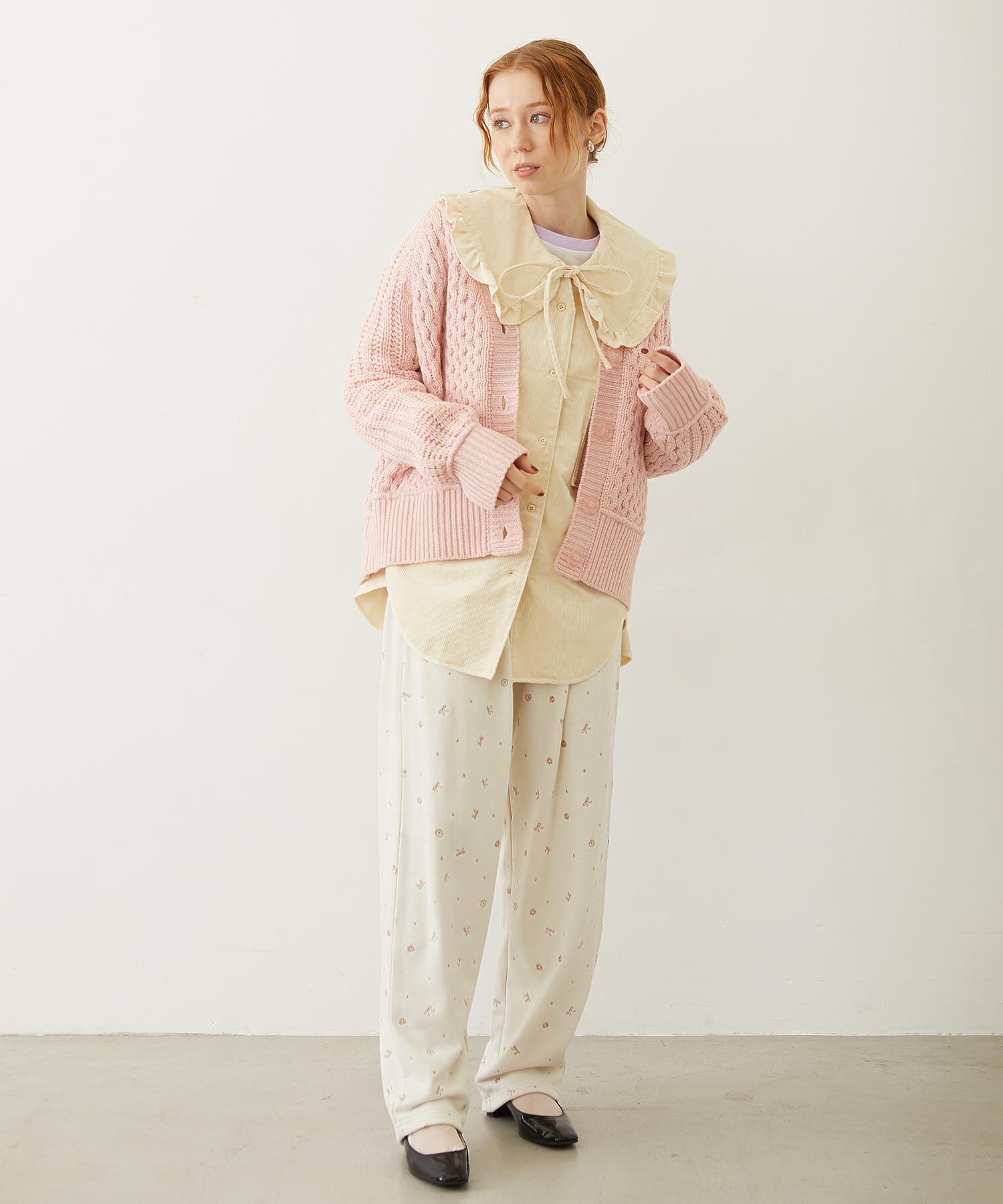 CABLE KNIT CARDIGAN