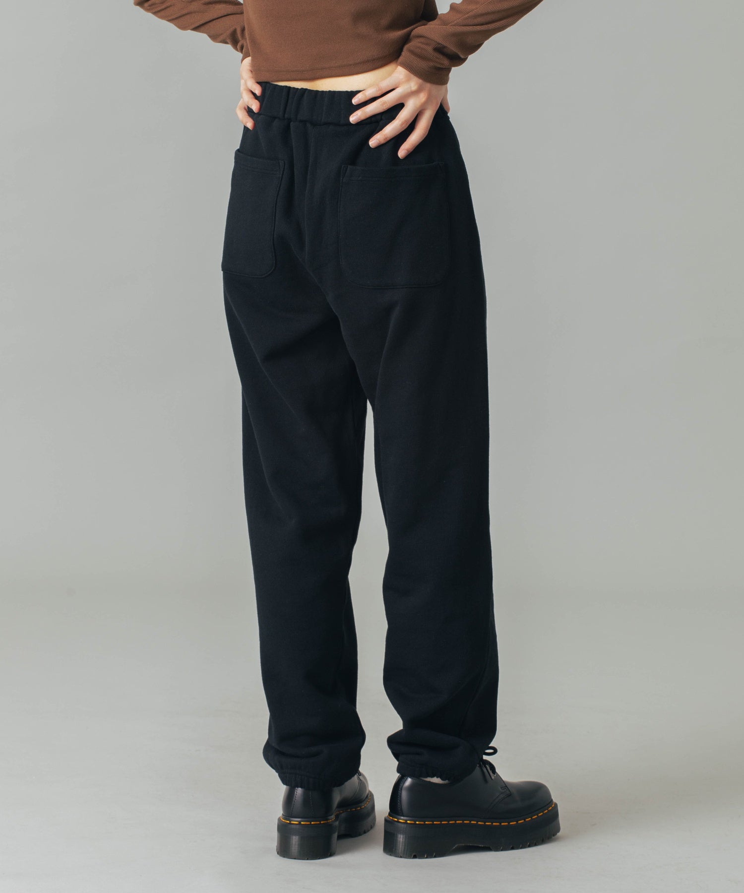 RHINESTONE STAR CURSIVE LOGO SWEAT PANTS