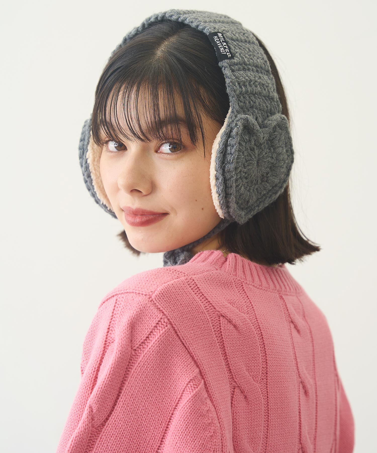 HEART KNIT EARMUFFS