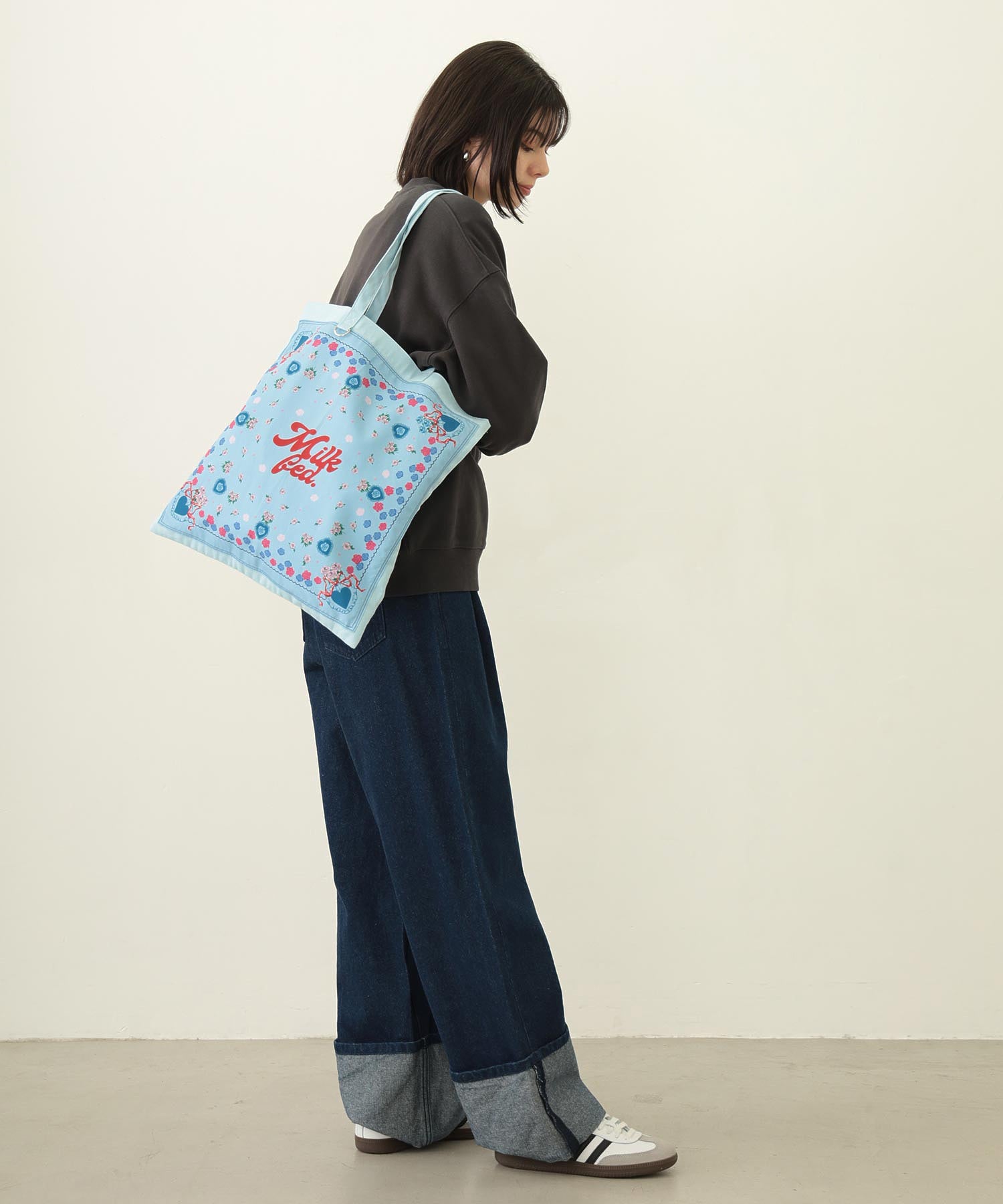 FLOWER PATTERN BANDANA BAG