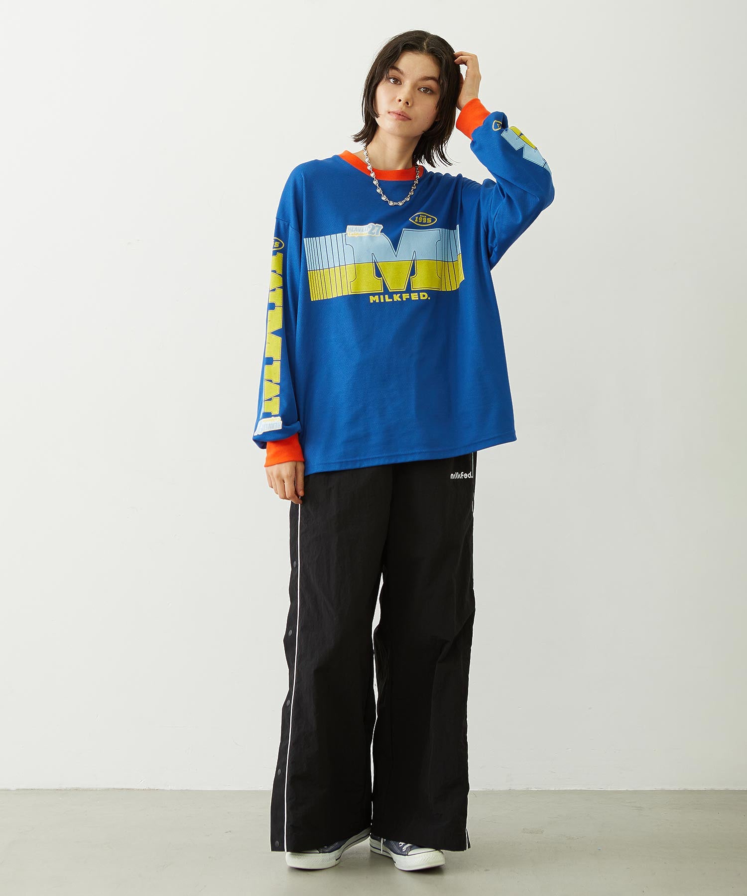 CUTOUT LOGO TRACK PANTS