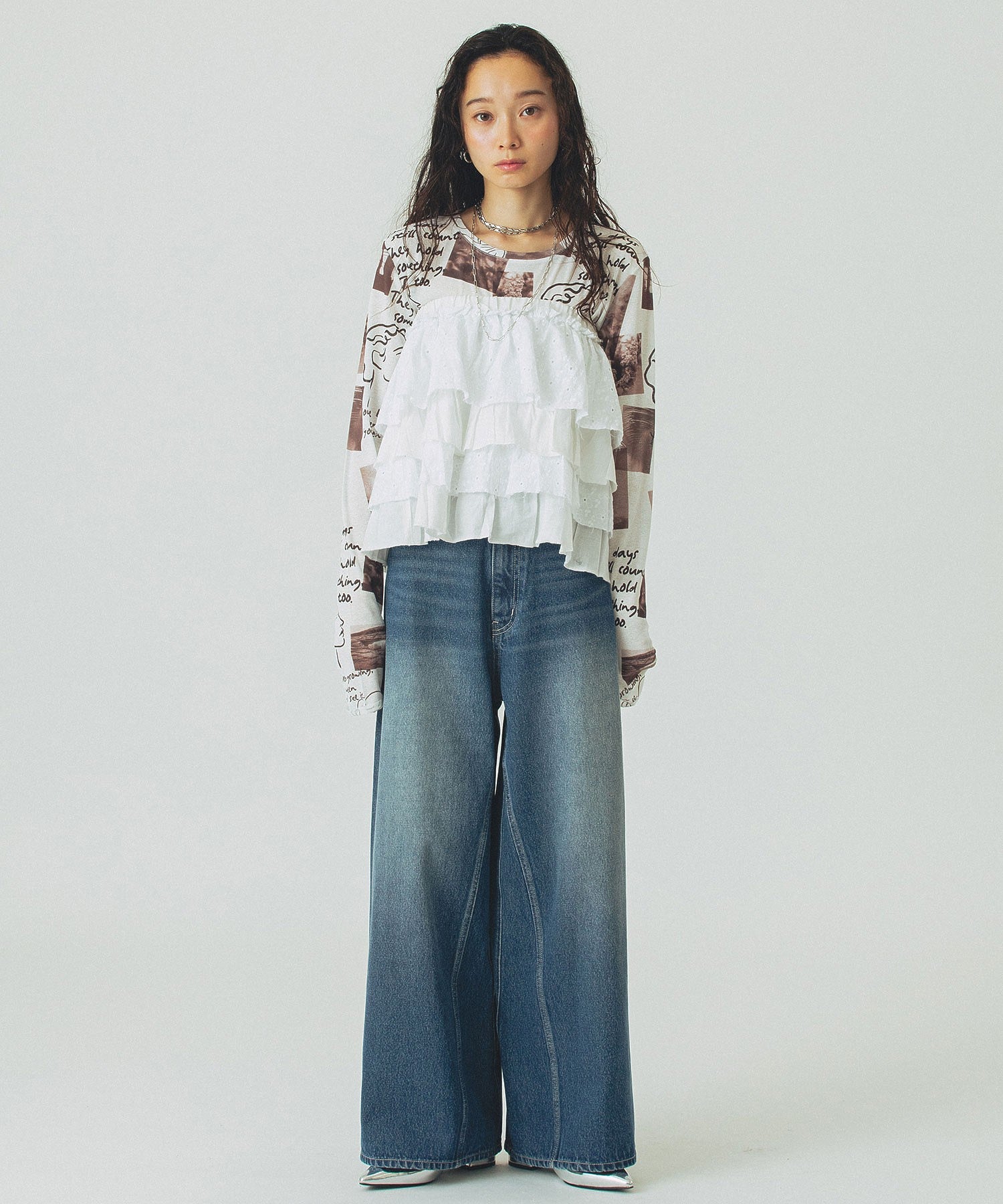 model:161cm 着用サイズ:ONE SIZE