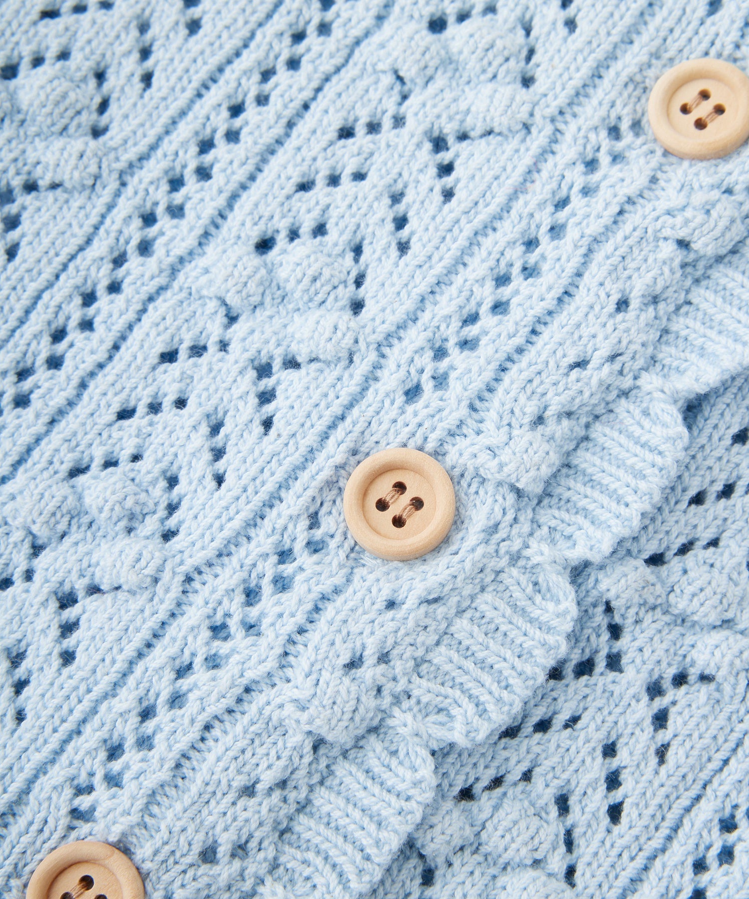 OPENWORK KNIT CARDIGAN