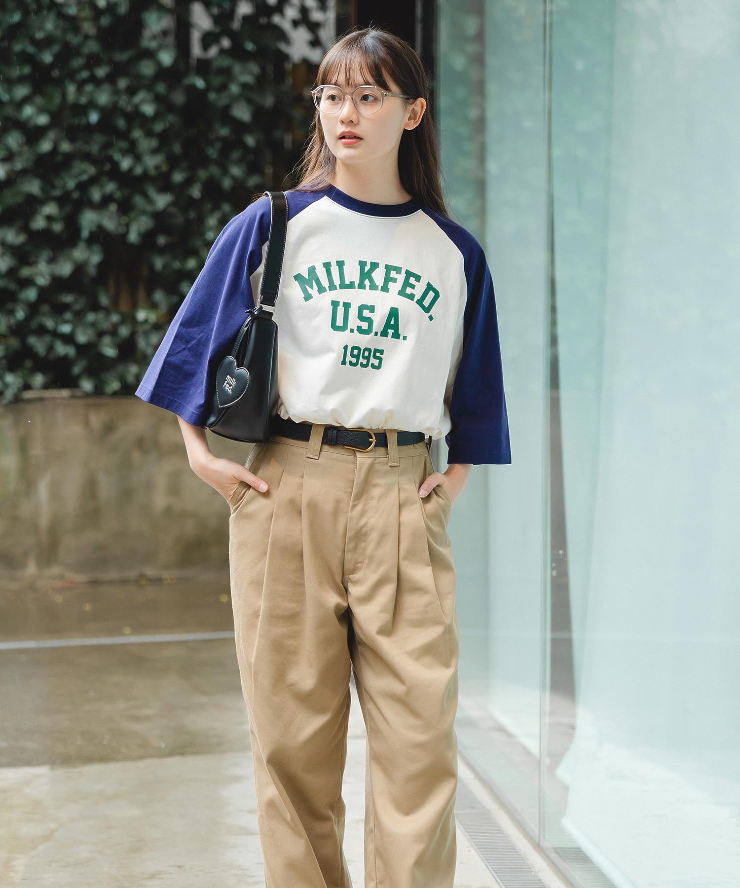 HEART MIRROR SHOULDER BAG