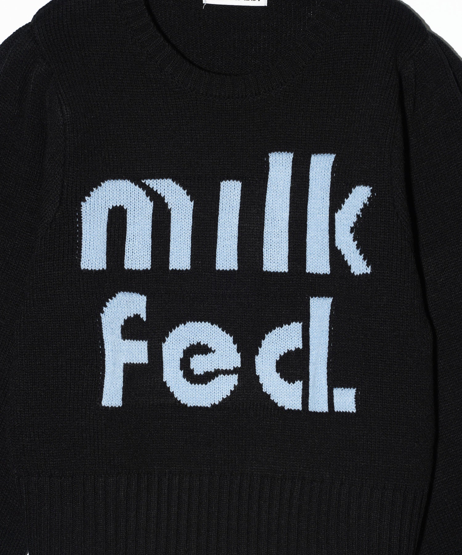 MILKFED LOGO KNIT TOP