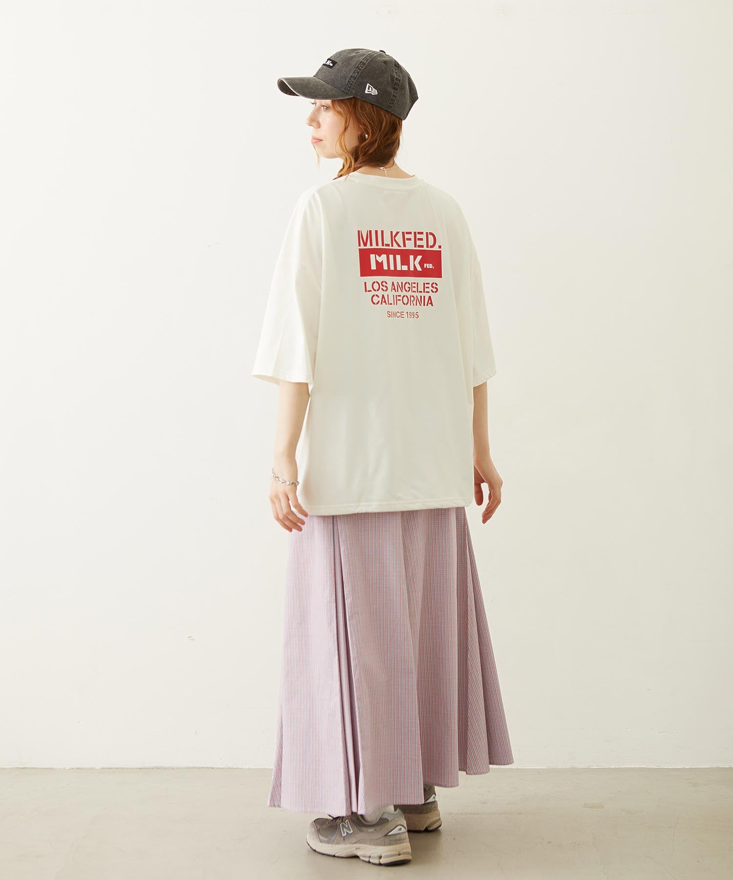 MILKFED. DRAWSTRING BIG S/S TEE