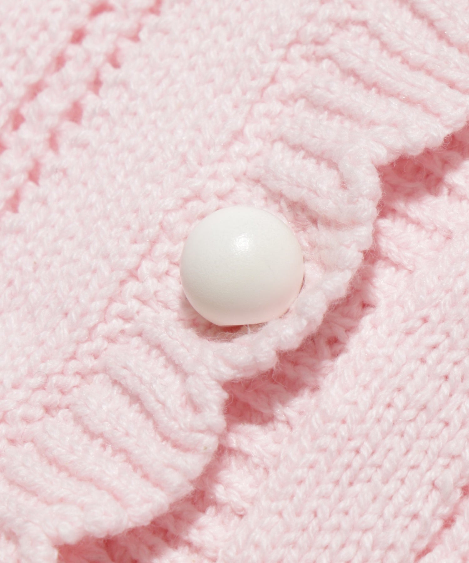CHERRY OPEN KNIT CARDIGAN